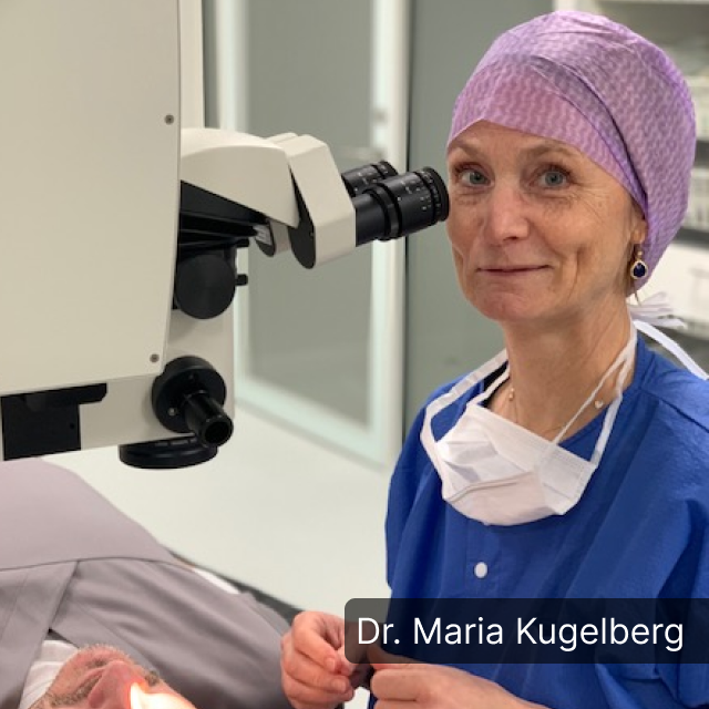Linseudskiftning ved Dr. Maria Kugelberg
